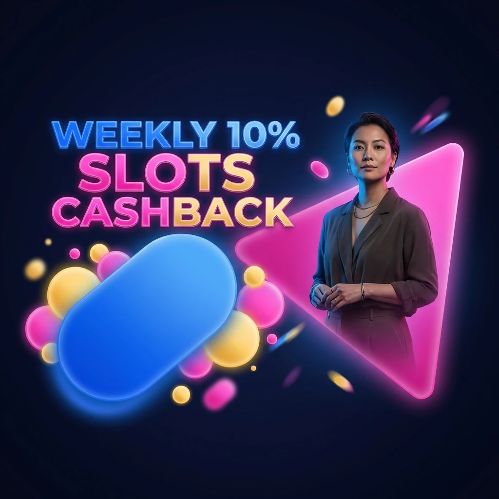 Weekly 10% Slots Cashback